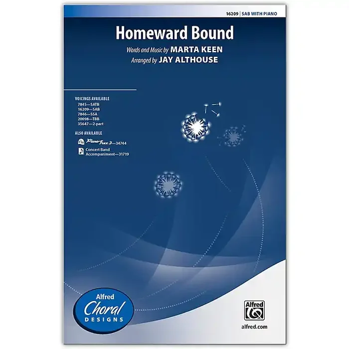 Alfred Homeward Bound SAB Choral Octavo Guitar Center