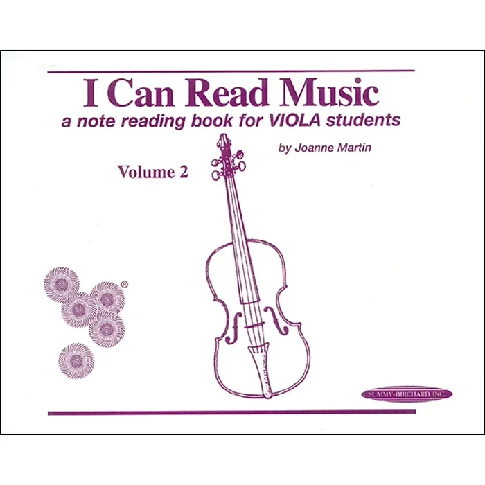Alfred I Can Read Music for Viola, Volume 2 Book