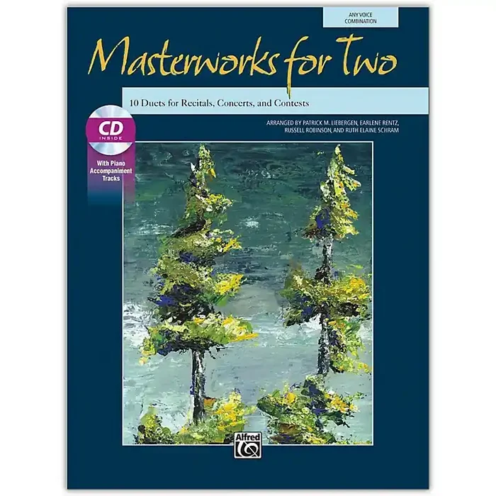 Alfred Masterworks for Two Book & Acc. CD Junior High, High School & Adult Guitar Center