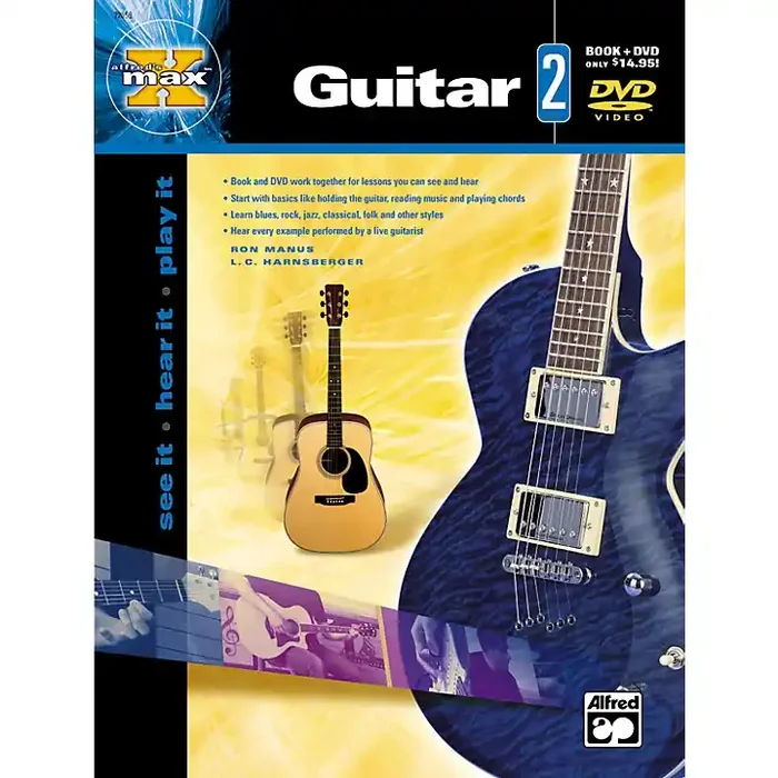Alfred MAX Series Guitar Instruction 2 (Book/DVD) Guitar Center