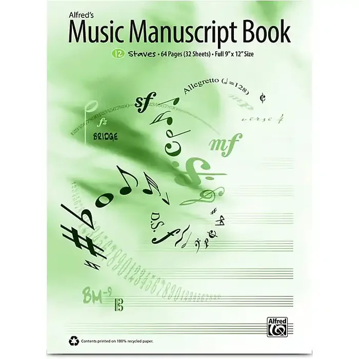 Alfred Music Manuscript Book Guitar Center