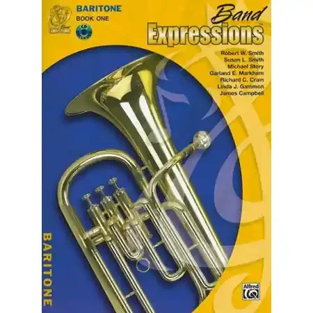 Alfred Publishing Co. Band Expressions Volume1 Baritone B.C. Texas Edition – 00-MCB1014CDX
