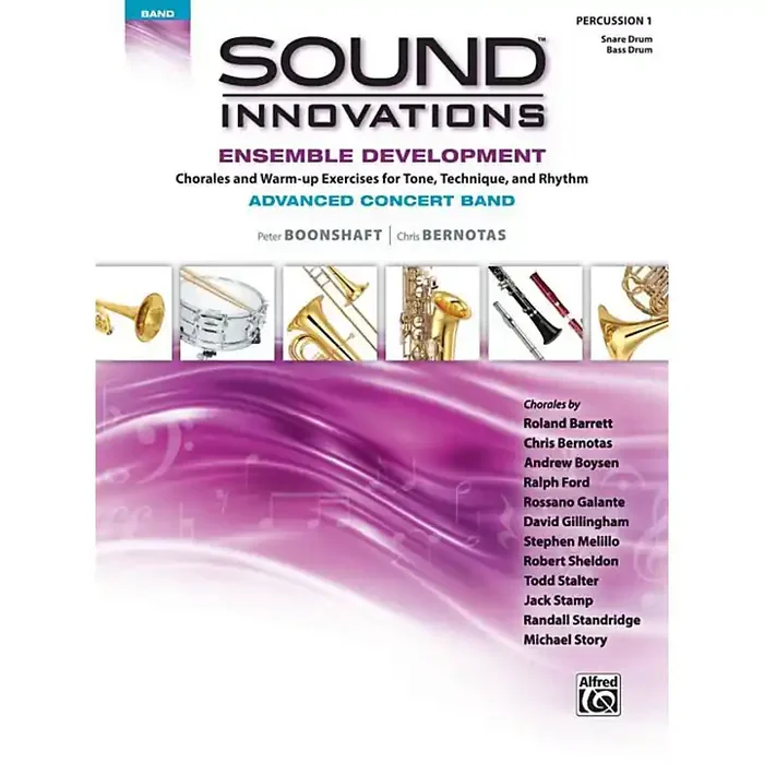Alfred Sound Innovations Concert Band Ensemble Development Advanced Percussion 1 Guitar Center