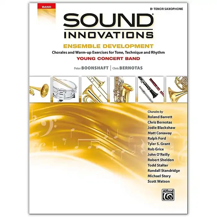 Alfred Sound Innovations for Concert Band Ensemble Development for Young Concert Band Tenor Saxophone Guitar Center