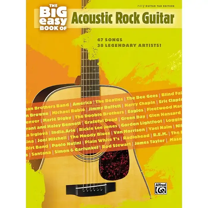 Alfred The Big Easy Book of Acoustic Guitar Tab Guitar Center