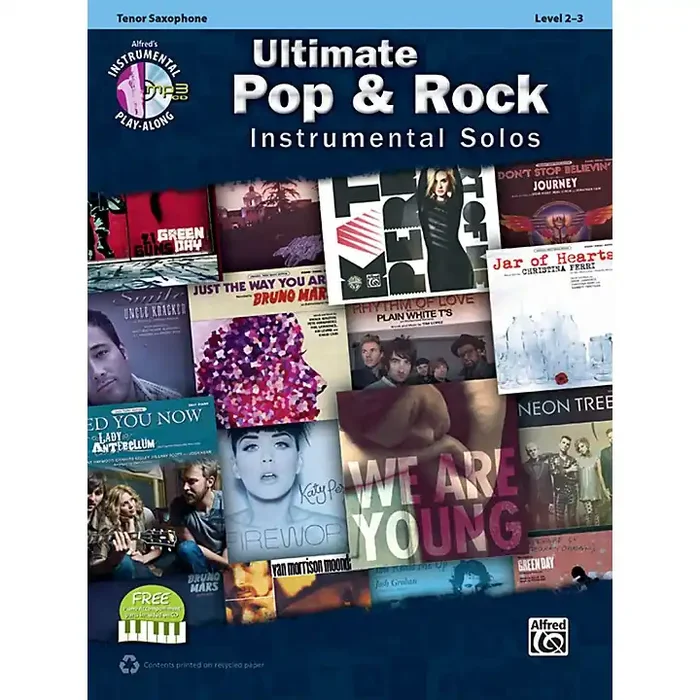 Alfred Ultimate Pop & Rock Instrumental Solos Tenor Sax (Book/CD) Guitar Center