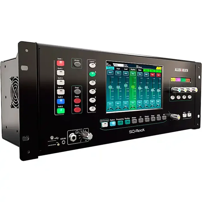 Allen & Heath SQ-RACK 48-Channel XCVI Digital Mixer 7″ Touchscreen
