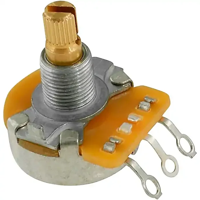 Allparts EP-0085 CTS 250 kohm Split Shaft Audio Taper Potentiometer Guitar Center
