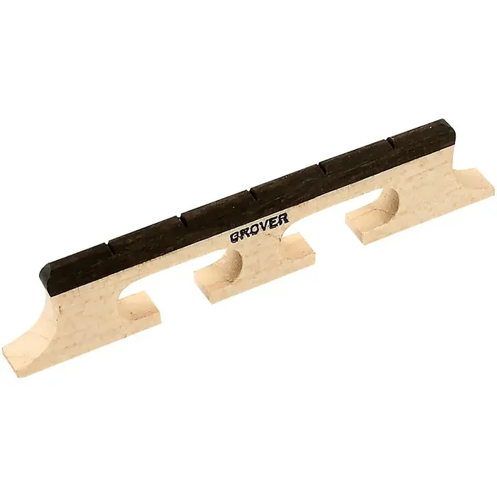 Allparts Grover 5-String Banjo Bridge, 5/8″ Tall Ebony Guitar Center