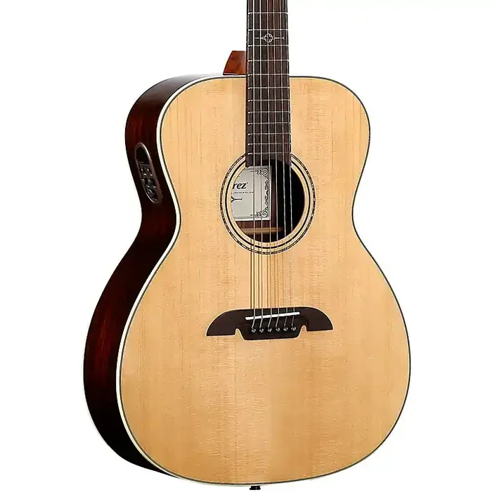 Alvarez AF70E Folk-OM Acoustic-Electric Guitar Natural Guitar Center