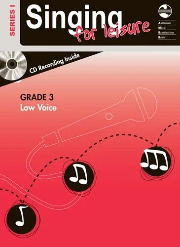 Ameb Singing For Leisure Gr 3 Ser 1 Low Bk/Cd