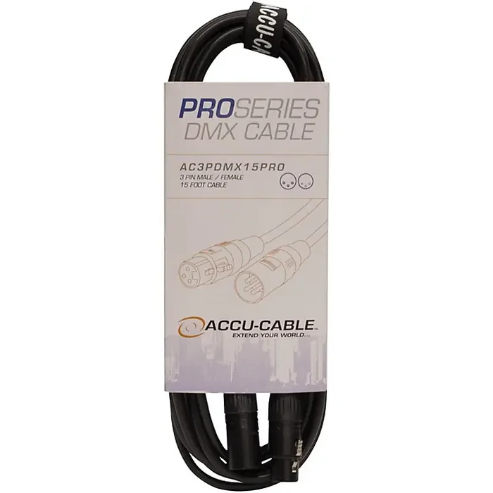 American DJ AC3PDMX5PRO Professional DMX Lighting Cable 15 ft. Guitar Center
