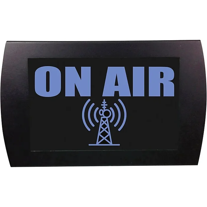 American Recorder Technologies On Air LED Lighted Sign, Blue
