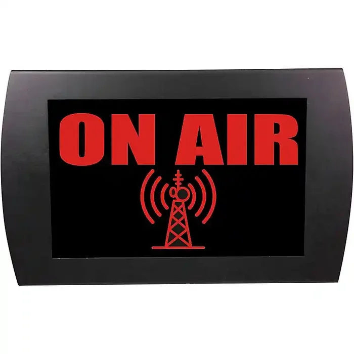 American Recorder Technologies On Air LED Lighted Sign, Red Guitar Center