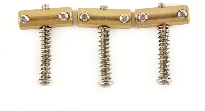American Vintage TelecasterÂ® Compensated Bridge Saddles (3)