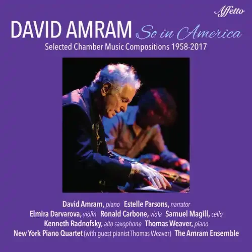 Amram / Parsons So in America – COMPACT DISCS