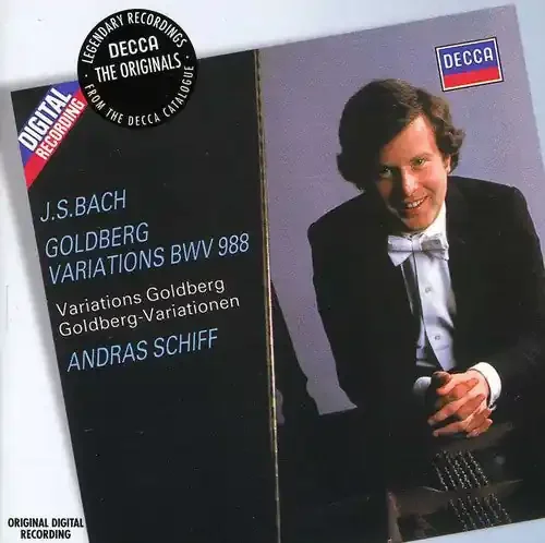 Andr s Schiff Goldberg Variations – COMPACT DISCS