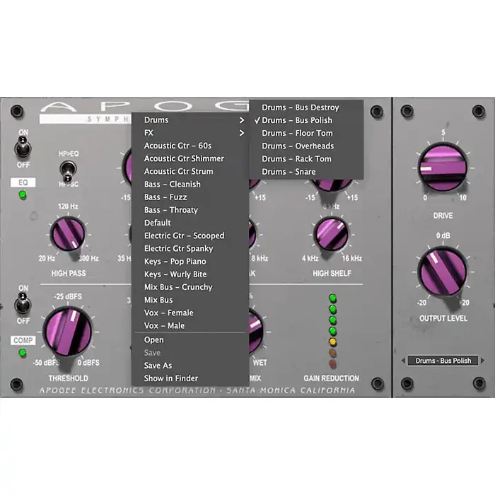 Apogee ECS Channel Strip Guitar Center