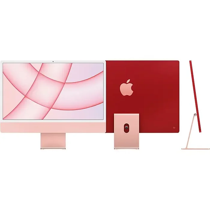 Apple 24 in. iMac with Retina 4.5K 8 core M1 8GB 256GB MGPM3LL A Pink Guitar Center