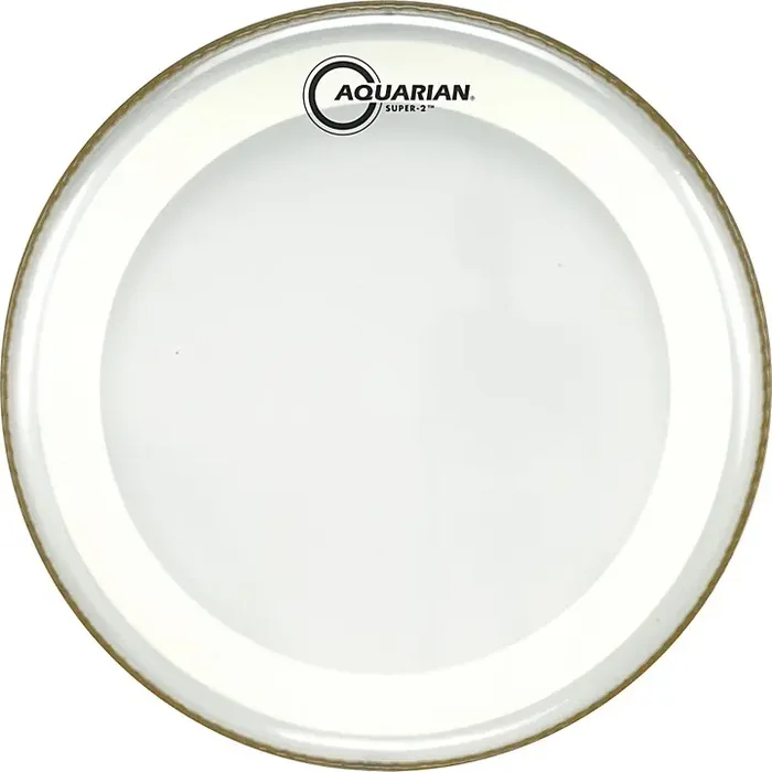 Aquarian Super-2 Clear Drumhead with SX Ring 15 in. Guitar Center