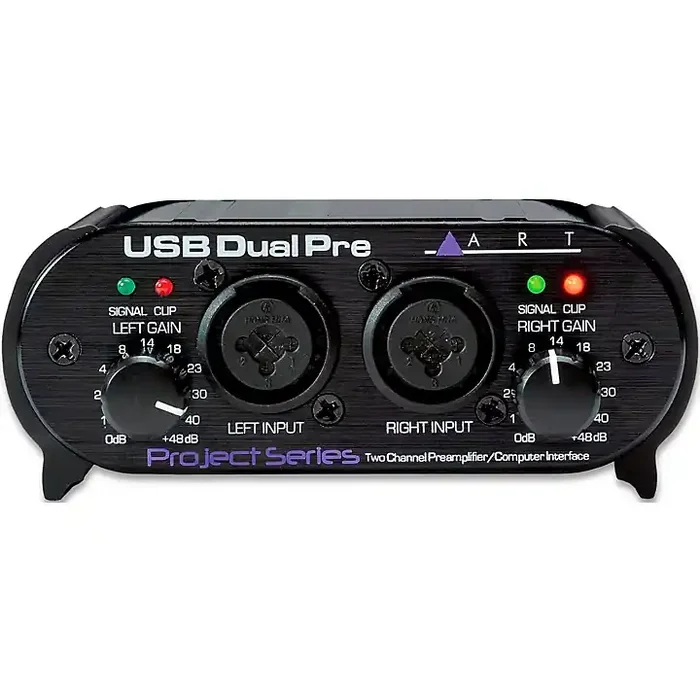 Art USB Dual Pre 2-Channel Audio Interface/Preamplifier Guitar Center