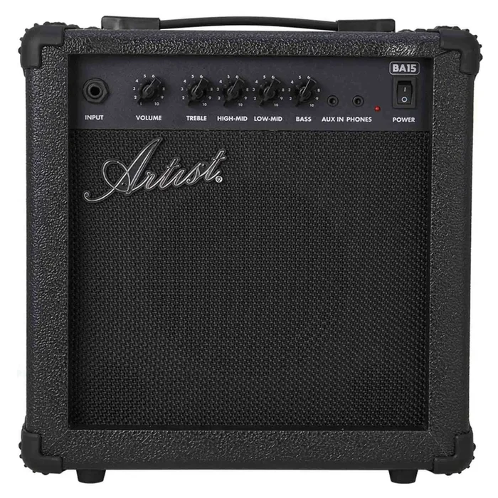 Artist BA15 15W Bass Guitar Amp w/ mp3 Input