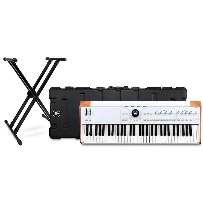 Arturia AstroLab Stage Keyboard with Roadrunner Jetway Hardshell Flight Case (Keyboard Stand Included) 88 Key Package Guitar Center