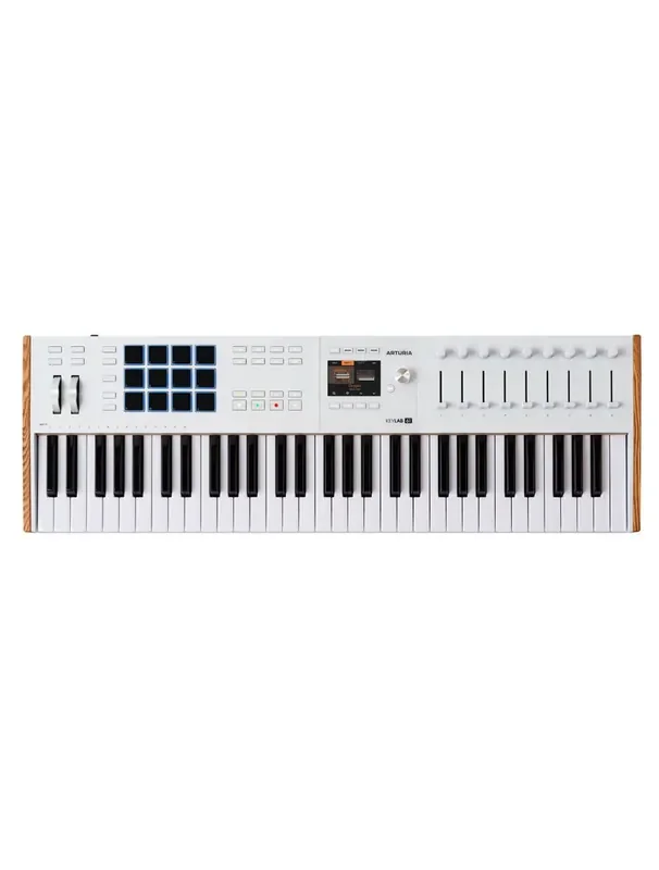 Arturia KeyLab 61 mk3 61-Key MIDI Keyboard Controller – White