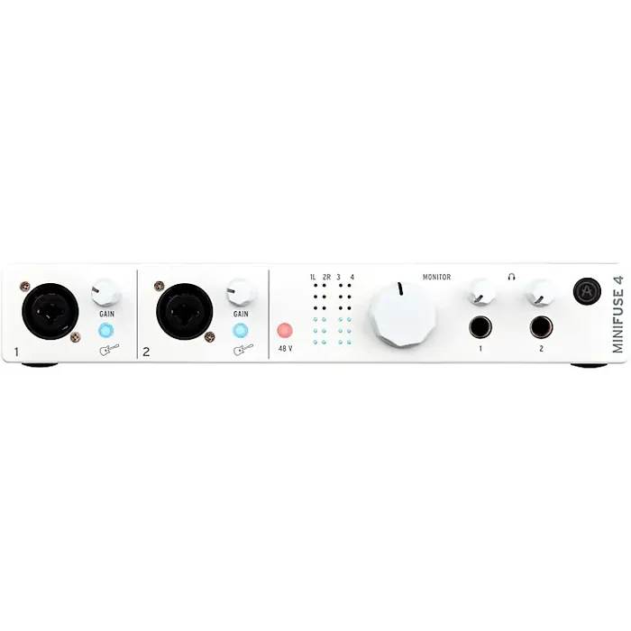 Arturia MiniFuse 4 Audio Interface White Guitar Center