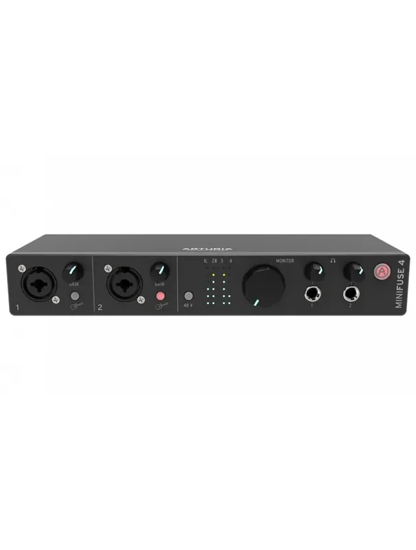 Arturia Minifuse 4 Black 4-in/4-out Audio & MIDI interface – Open Box