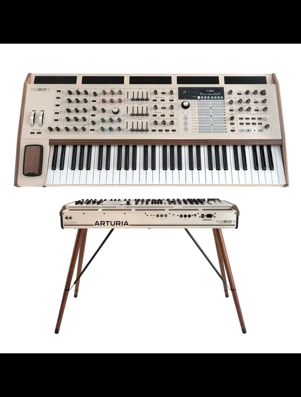 Arturia Polybrute 12 Polyphonic Synthesizer + Arturia Keyboard Legs