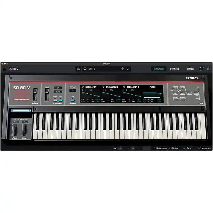 Arturia SQ-80 V Digital Wavemaker Synthesizer Software Instrument Guitar Center