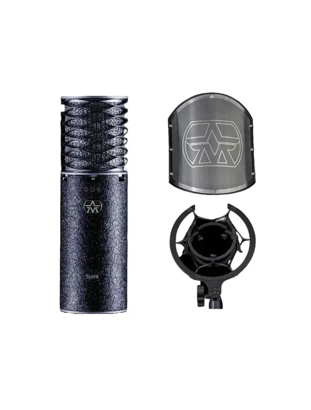 Aston Spirit Condenser Microphone Bundle – Black