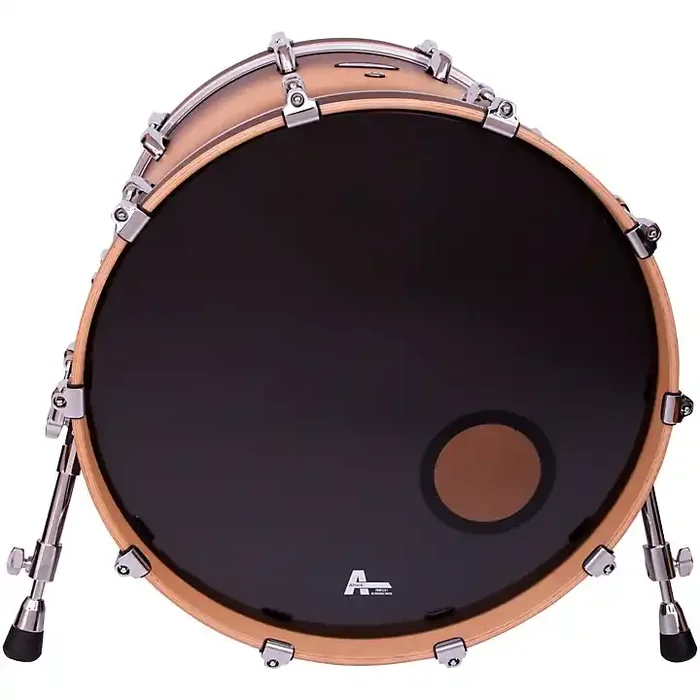 Attack Drumheads Pro Flex 1 No Overtone 24 in. Black Guitar Center