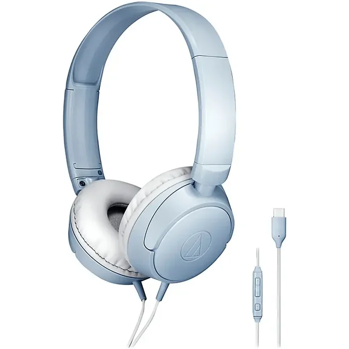 Audio-Technica ATH-S120C USB-C On-Ear Headphones Gray Guitar Center