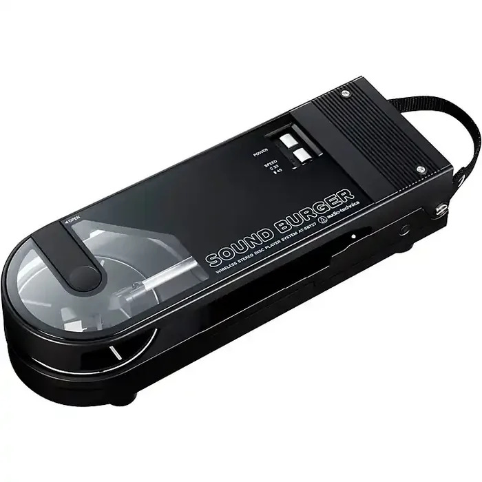 Audio-Technica Sound Burger Portable Bluetooth Record Player Black Guitar Center