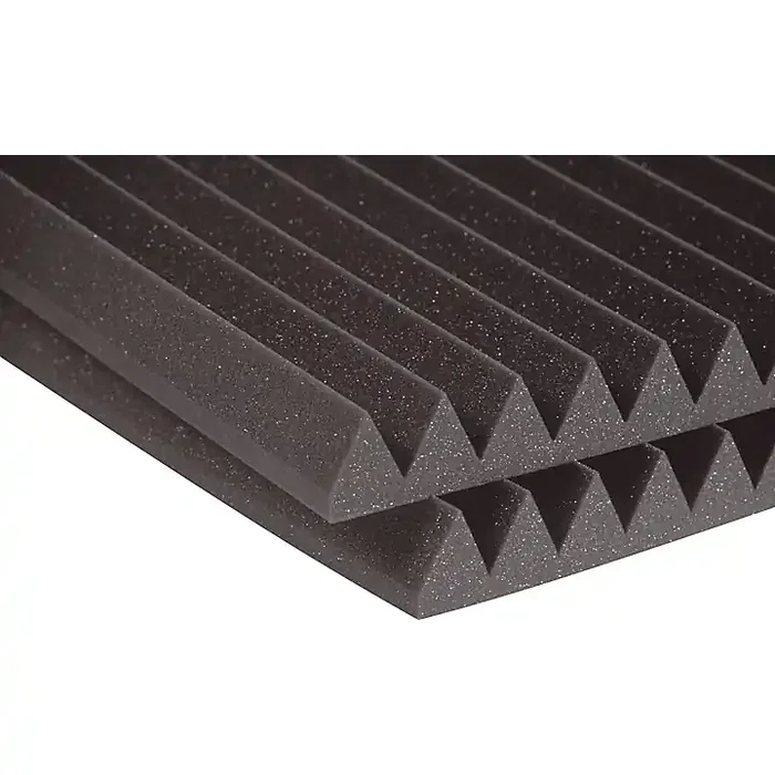 Auralex 2″ Studiofoam Wedge 2‘x2‘x2″ Panels 12-Pack Charcoal 2″ Guitar Center