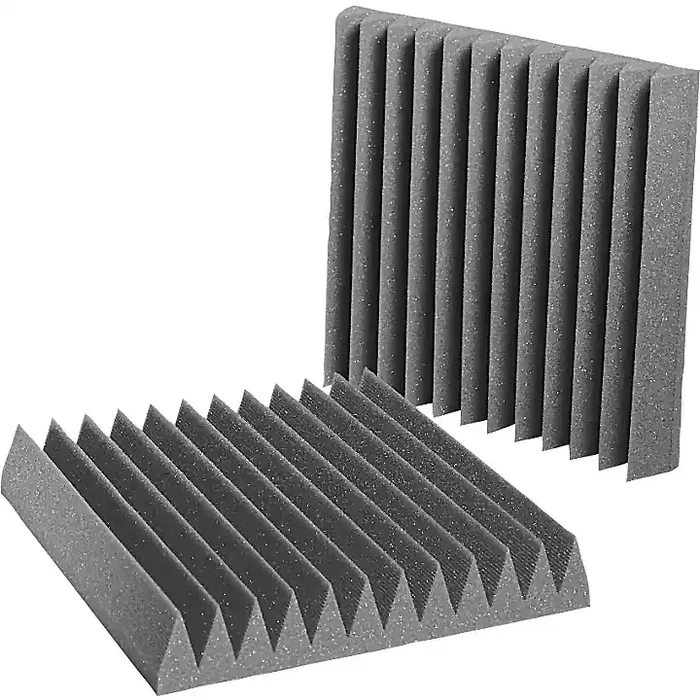 Auralex 4″ Studiofoam Wedge 2‘x2‘x4″ Panels 6-Pack Charcoal 4″ Guitar Center