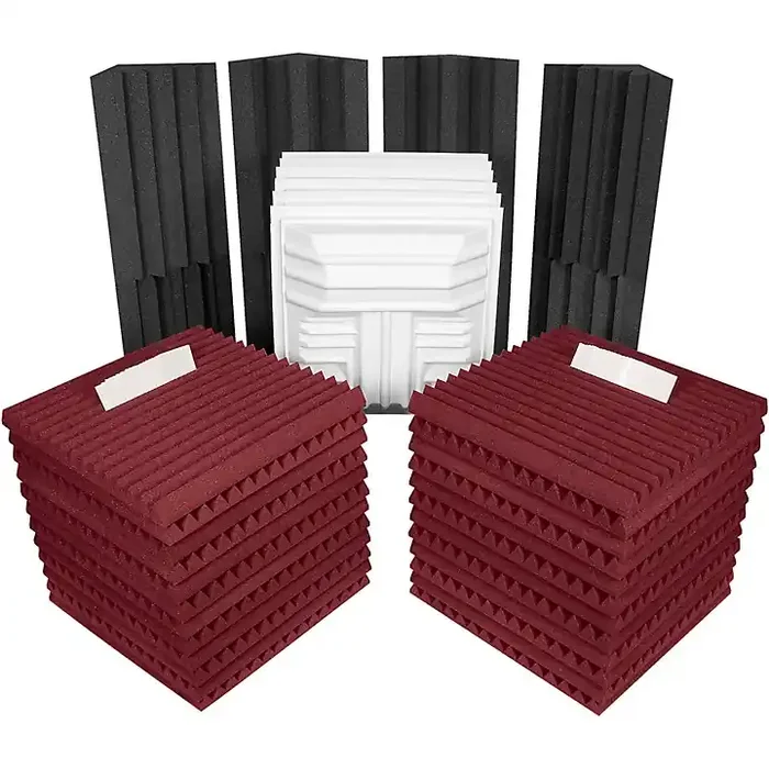Auralex Deluxe Plus Roominator Kit 38-Pack Burgundy Guitar Center
