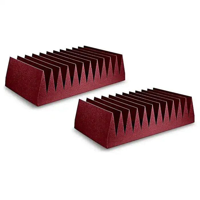 Auralex Venus Bass Traps 2‘x4‘x12″ Acoustic Panels 2-Pack Burgundy Guitar Center