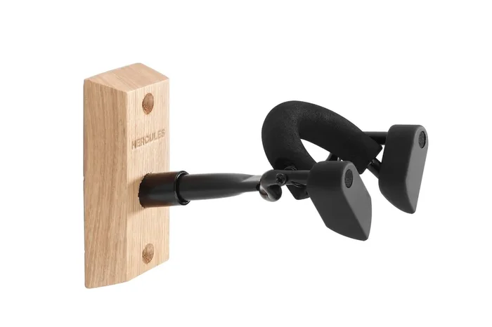 Auto Grip Violin Hanger for Wall Mounting with Wood Base