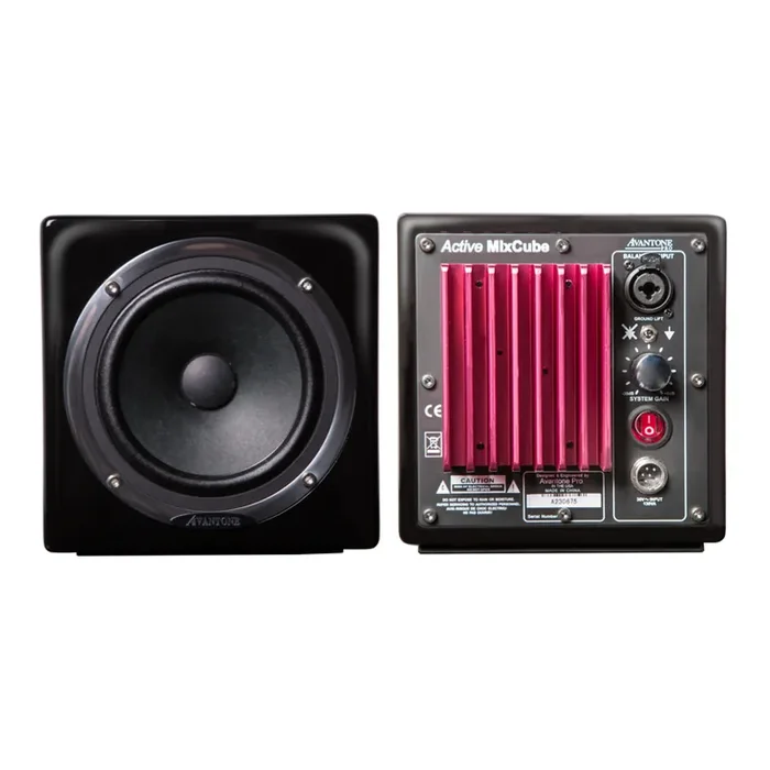 Avantone Pro Active MixCubes Full-Range Mini Reference Monitors – Black (Pair)