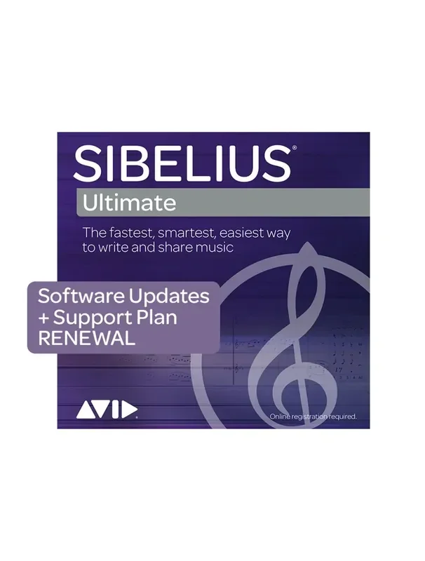 Avid Sibelius Ultimate 3yr Update/Support Plan Renewal