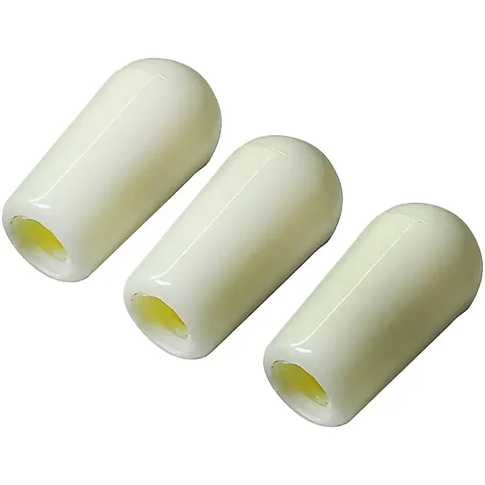 AxLabs 3-Way Toggle Switch Cap – 3-Pack (3.5 mm, 4 mm, 8/32″ Threads) White Guitar Center