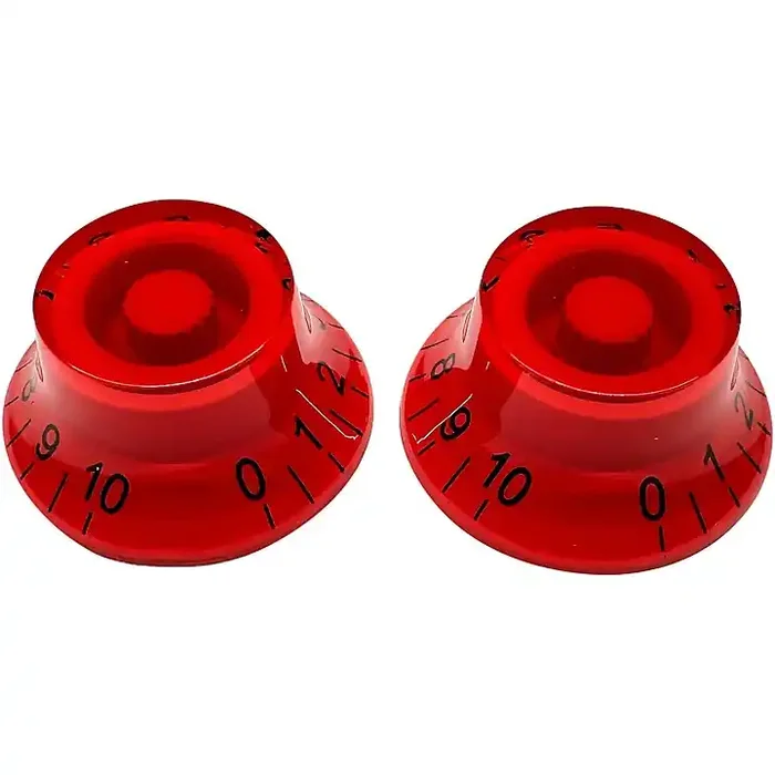 AxLabs Bell Knob (Black Lettering) – 2 Pack Red Guitar Center