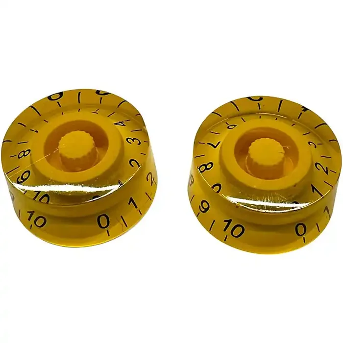 AxLabs Speed Knob (Black Lettering) – 2 Pack Yellow Guitar Center