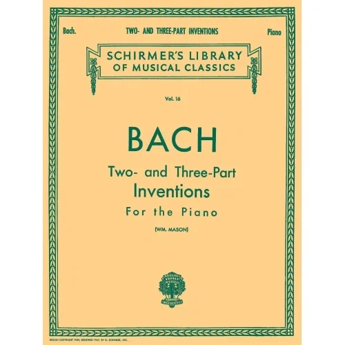 Bach, J.S – 30 Two- and Three-Part Inventions