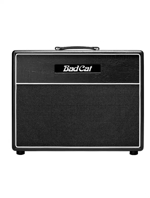 Bad Cat Cub 1×12 Extension Cabinet – Black Grille, White Piping – Open Box