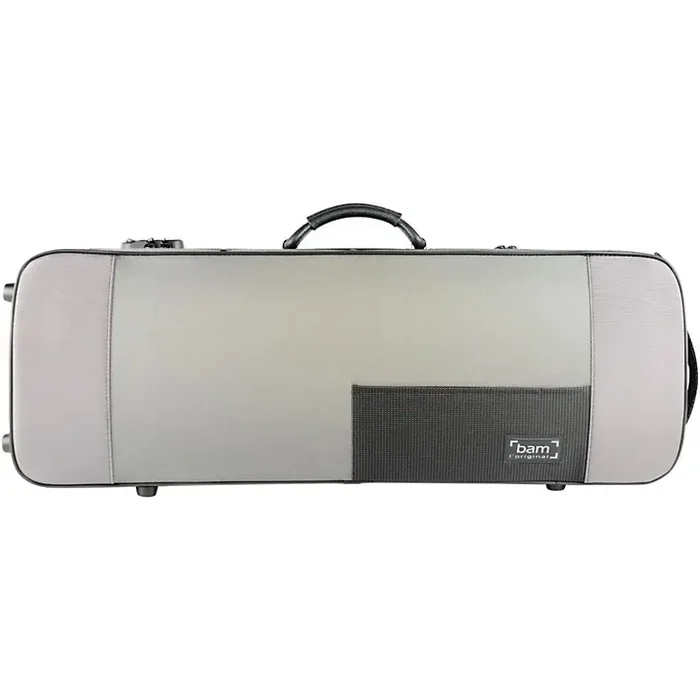 Bam 5140S Stylus 15-3/4″ Oblong Viola Case Gray and Silver Guitar Center