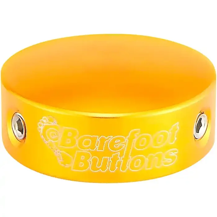 Barefoot Buttons V2 Standard Footswitch Cap Gold Guitar Center